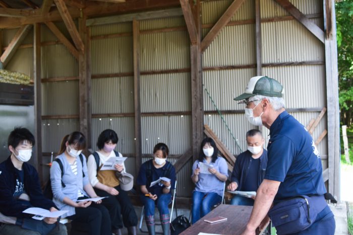 吉塚さんによる田野畑山地酪農の講座