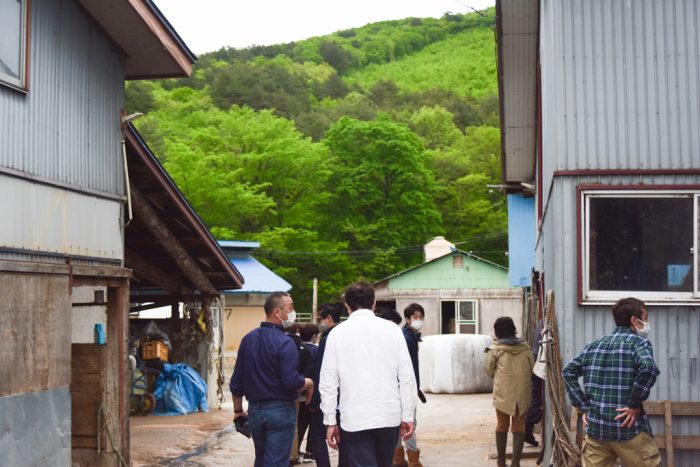 柿木畜産の見学