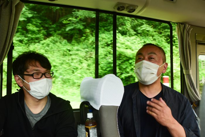 ツアーを企画した岩手大学農学部の照井さん