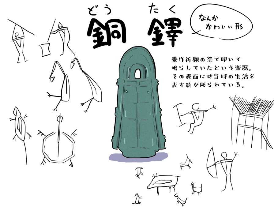 銅鐸に描かれる当時の生活